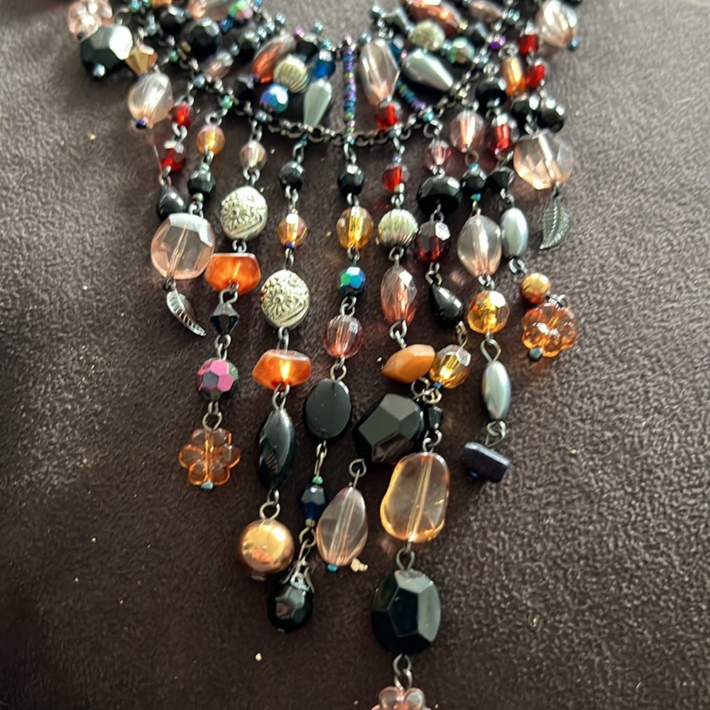 Colorful Beaded Necklace - Picture 2 of 2